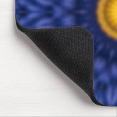 黄色で青にアヒル マウスパッド (コーナー)