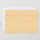 黄色とオラの混鮮やか合した丸い絨毯 サンキューカード (正面)