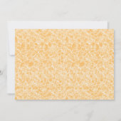 黄色とオラの混鮮やか合した丸い絨毯 サンキューカード (裏面)