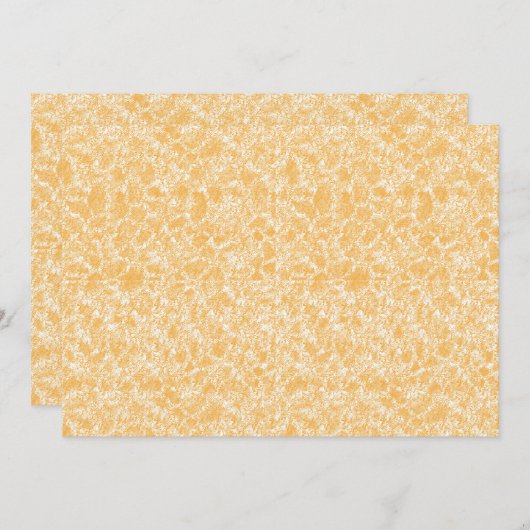 黄色とオラの混鮮やか合した丸い絨毯 サンキューカード (正面/裏面)
