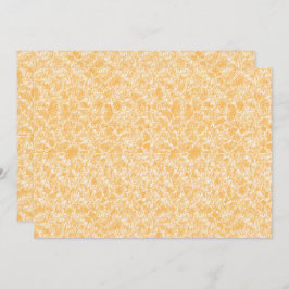 黄色とオラの混鮮やか合した丸い絨毯 サンキューカード