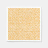 黄色とオラの混鮮やか合した丸い絨毯 スタンダードカクテルナプキン (正面)