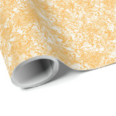 黄色とオラの混鮮やか合した丸い絨毯 ラッピングペーパー (ロールコーナー)