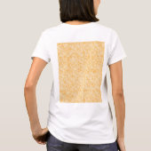 黄色とオラの混鮮やか合した丸い絨毯 Tシャツ (裏面)