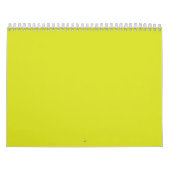 黄色とオレンジの幾何学的な形状が並んでいる カレンダー (カバー)