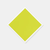 黄色とオレンジの幾何学的な形状が並んでいる スタンダードカクテルナプキン (角)