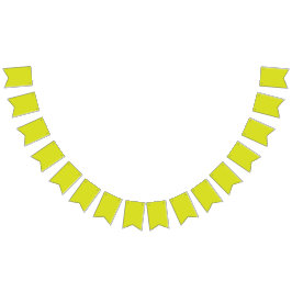 黄色とオレンジの幾何学的な形状が並んでいる バンティングフラッグ