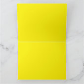 黄色とオレンジの抽象芸術シェイプが平面に重なる カード (内部)