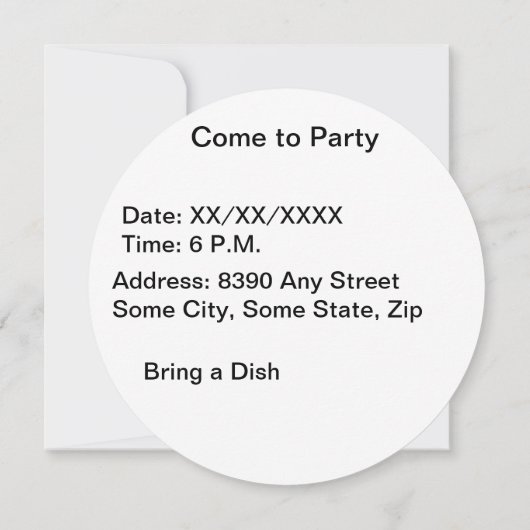 黄色とオレンジの紅葉 招待状 (裏面)