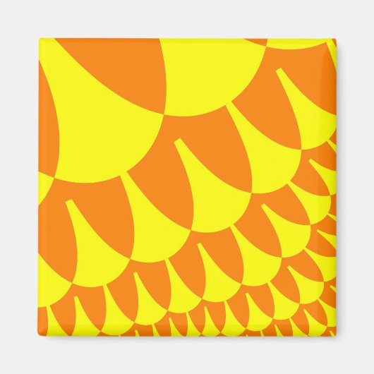 黄色とオレンジはかりで測色 マグネット (正面)