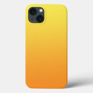 黄色とオレンジグラデーション色 iPhone 13ケース