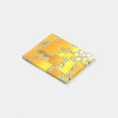 黄色とオレンジ色の四角形のPost Itノート ポストイット (アングル)
