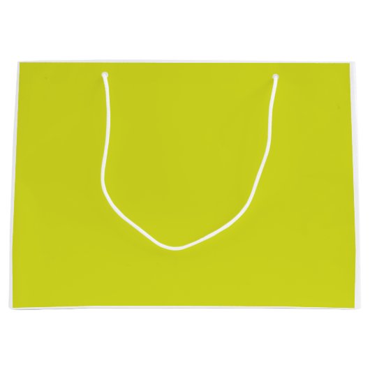 黄色とオレンジ色の幾何学的な形が並んでいます ラージペーパーバッグ (正面)