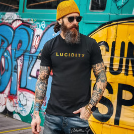 黄色とオレンジ色のLucidity Word of the Day Tシャツ