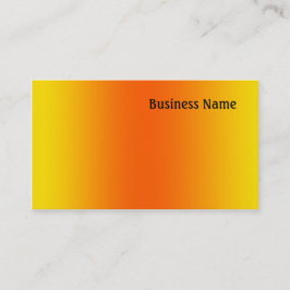 黄色とオレンジ 名刺