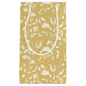 黄色とクリームフローラ抱き枕 スモールペーパーバッグ (正面)