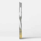 黄色とグレーのフローラハイライト Case-Mate iPhoneケース (裏面 / 左)