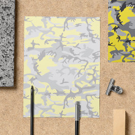 黄色とゲイ迷彩、軍隊、陸軍 チラシ