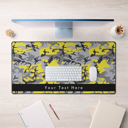 黄色とゲイ迷彩、軍隊、陸軍 デスクマット (オフィス1)