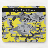 黄色とゲイ迷彩、軍隊、陸軍 マウスパッド (正面)