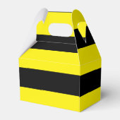 黄色とストライプの黒 フェイバーボックス (裏面サイド)