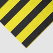 黄色とストライプの黒 薄葉紙 (詳細)