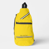 黄色とストライプ スリングバッグ (正面)