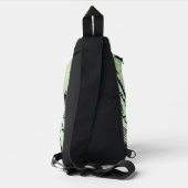 黄色とターコイズ スリングバッグ (裏面)