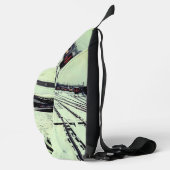 黄色とターコイズ スリングバッグ (右)