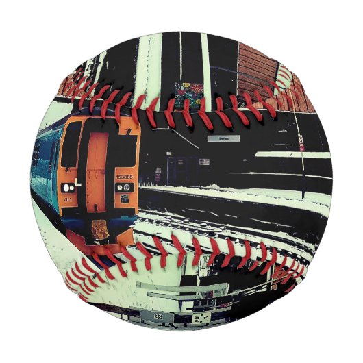 黄色とターコイズ 野球ボール (正面)