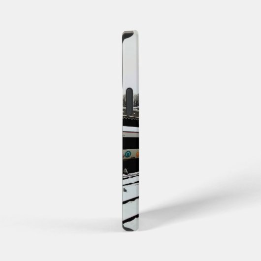 黄色とターコイズ iPhoneケース (右側面)