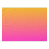 黄色とピンクのグラデーショングラデーション テーブルクロス (正面(横))