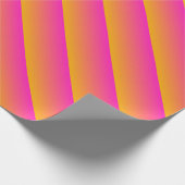 黄色とピンクのグラデーショングラデーション ラッピングペーパー (角)