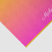 黄色とピンクのグラデーショングラデーション 薄葉紙 (詳細)