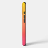 黄色とピンクのグラデーション Case-Mate iPhoneケース (裏面 / 左)