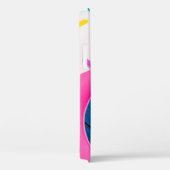 黄色とピンクのドーナツフローター Case-Mate iPhoneケース (裏面 / 右)