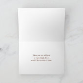 黄色とピンクのフローラの鳥の母の日 カード (内部)