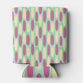 黄色とピンクの楕円 缶クーラー (裏面)