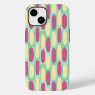 黄色とピンクの楕円 Case-Mate iPhone 14ケース