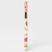 黄色とピンクの花 iPhoneケース (右側)