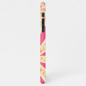 黄色とピンクの花 iPhoneケース (左側)