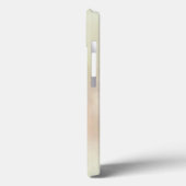 黄色とピーチをブレンドしカスタムて文字効果 Case-Mate iPhoneケース (裏面 / 左)