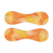 黄色と多くのオレンジ色に刻まれた光 野球ボール (パネル)