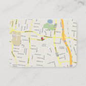 黄色と明るい灰色のダマスクの結婚式の情報カード エンクロージャーカード (裏面)