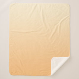 黄色と桃のグラデーション シェルパブランケット
