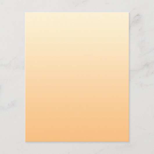 黄色と桃のグラデーション チラシ (正面)