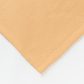 黄色と桃のグラデーション フリースブランケット (角)