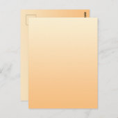 黄色と桃のグラデーション ポストカード (正面/裏面)