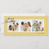 黄色と灰色のシックな垂直ストライプ3 Photo (正面)