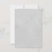 黄色と灰色の植物のおもしろいで表葉現する 出欠カード (裏面)